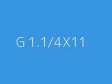 G 1.1/4X11 